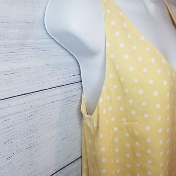 Women's Polkadot Print Tank Top - Picture 3 of 4